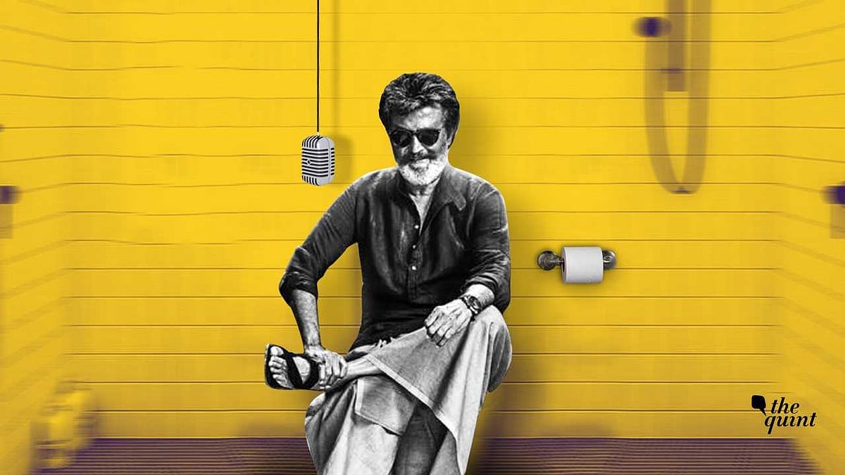 How does Rajinikanth sound like from the bathroom?