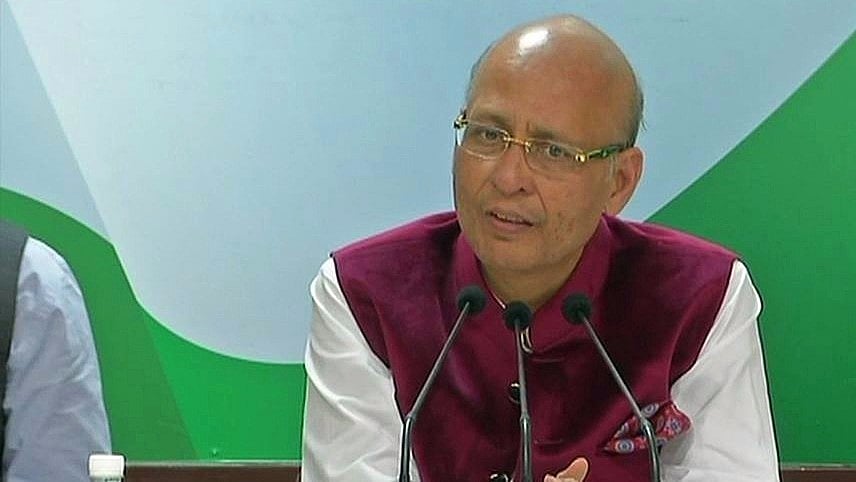 Congress leader Abhishek Manu Singhvi.