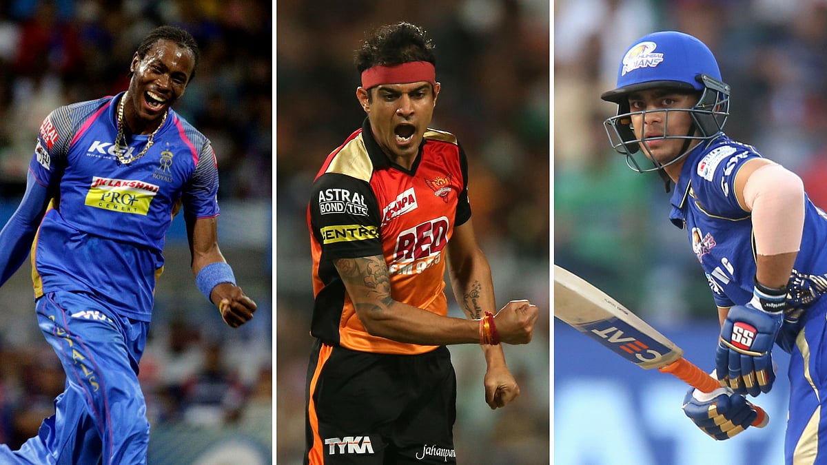 Jofra Archer, Siddarth Kaul and Ishan Kishan.