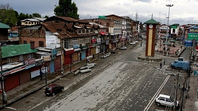 Srinagar: A view of deserted Lal Chowk. Image used for representational purpose only. 