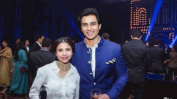 Shiv Pandit and his wife Ameira Punvani.