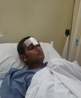 Iron rod removed from Kolkata