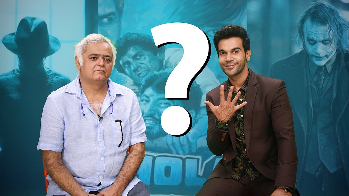 Rajkummar Rao and Hansal Mehta at The Quint office. 