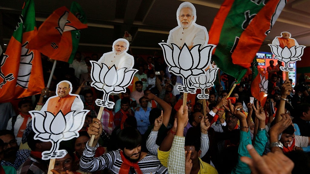Supporters of BJP.