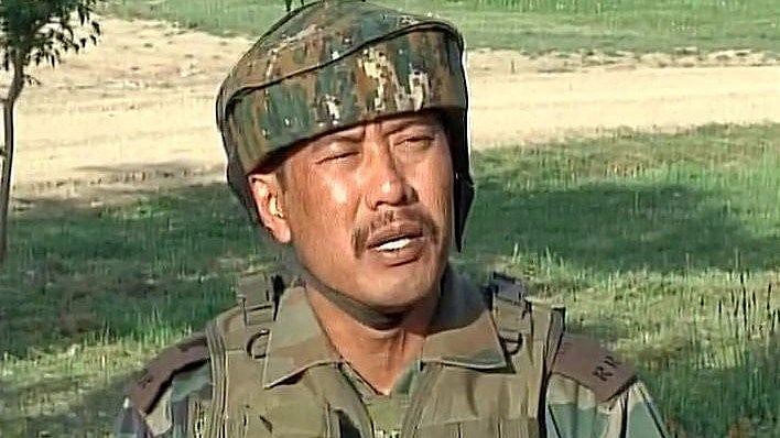 File Photo of Major Nitin Leetul Gogoi of the Rashtriya Rifles 53rd battalion.