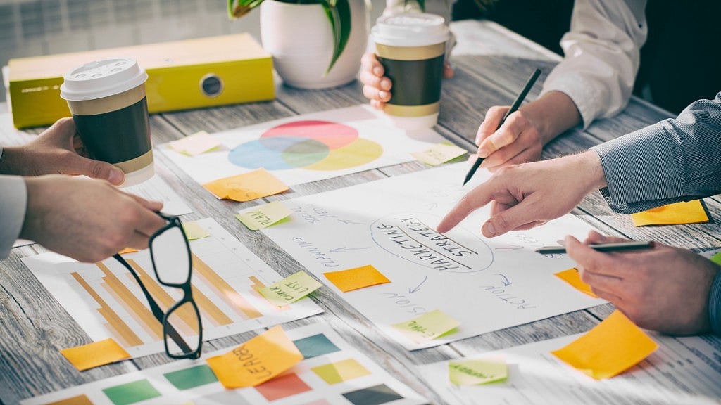 Ideas are exchanged between a group, to come up with a solution.&nbsp;