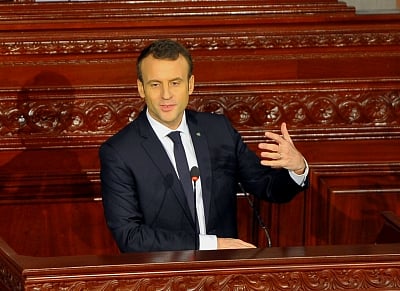 French President Emmanuel Macron. (Xinhua/Adele Ezzine/IANS)