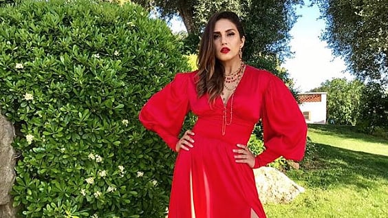 Huma Qureshi in a Mohit Rai creation.&nbsp;
