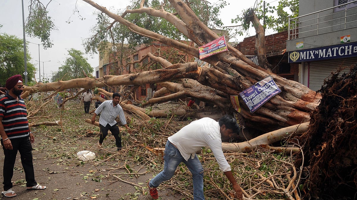 Rain and dust storms have killed more than 70 people in UP.