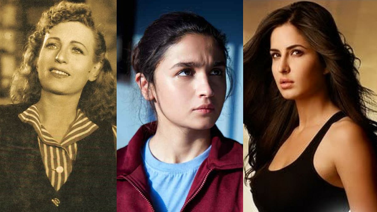 Fearless Nadia, Alia Bhatt in <i>Raazi</i> and Katrina Kaif in <i>Ek Tha Tiger</i>.&nbsp;