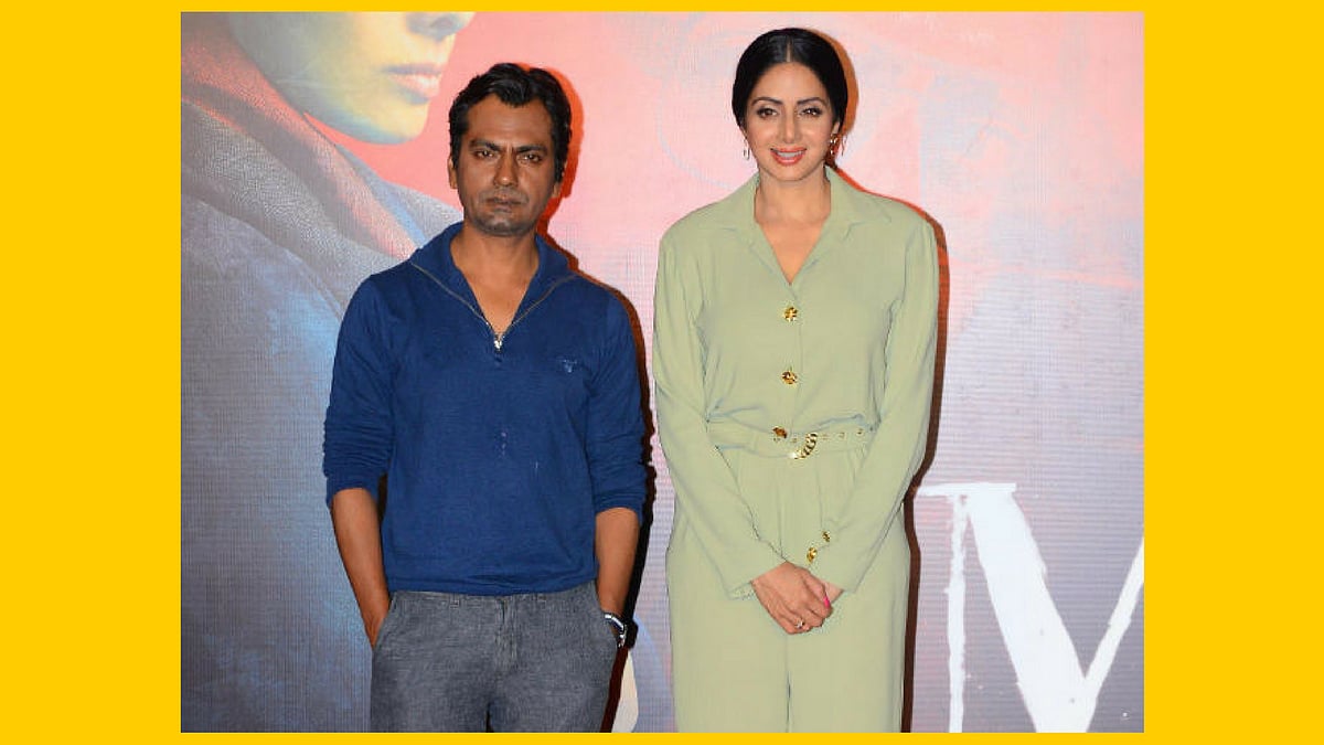 Nawazuddin Siddiqui has dedicated his Best Supporting Actor award to his <i>Mom</i> co-star, the late Sridevi.