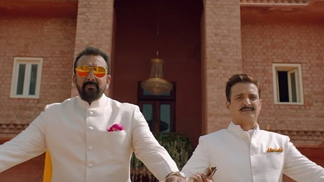 Sanjay Dutt and Jimmy Shergill in a still from the trailer of ‘Saheb, Biwi Aur Gangster 3’ 
