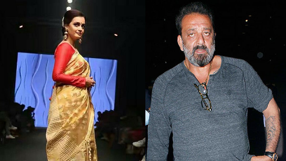 Dia Mirza and Sanjay Dutt. 