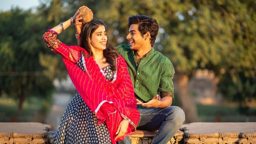 Janhvi Kapoor and Ishaan Khatter in <i>Dhadak.</i>