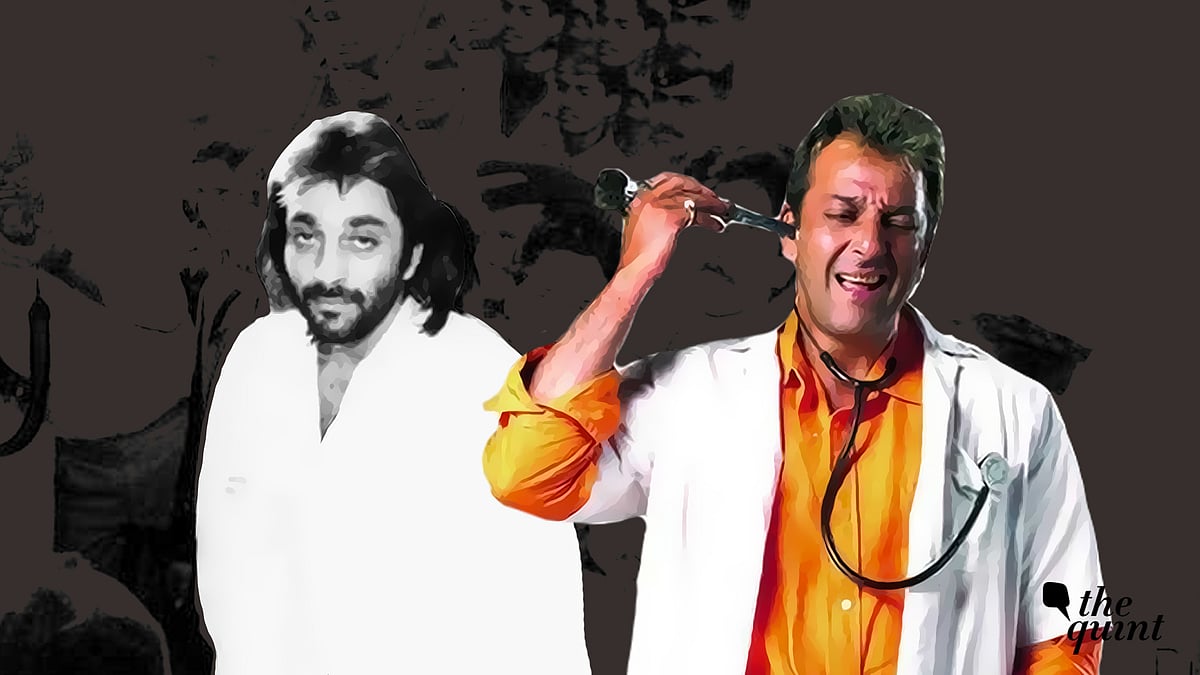 <i>Sanju baba ke arrest ki kahaani Munna Bhai ki zubaani.</i>