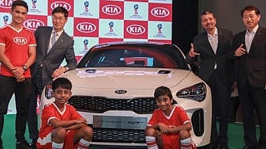 Nathania (right) and Rishi (left) were the only two candidates selected from India to act as OMBcs in the FIFA World Cup 2018.