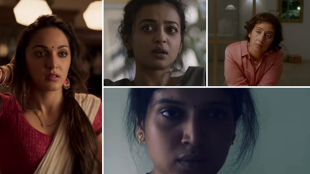 Kiara Advani, Radhika Apte, Manisha Koirala and Bhumi&nbsp; Pednekar in <i>Lust Stories</i>.&nbsp;
