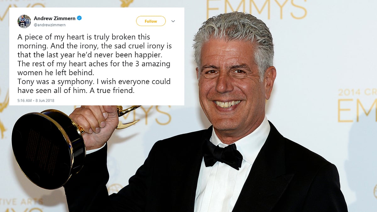 Anthony Bourdain was the host of CNN’s food-and-travel-focused “Parts Unknown” programme.