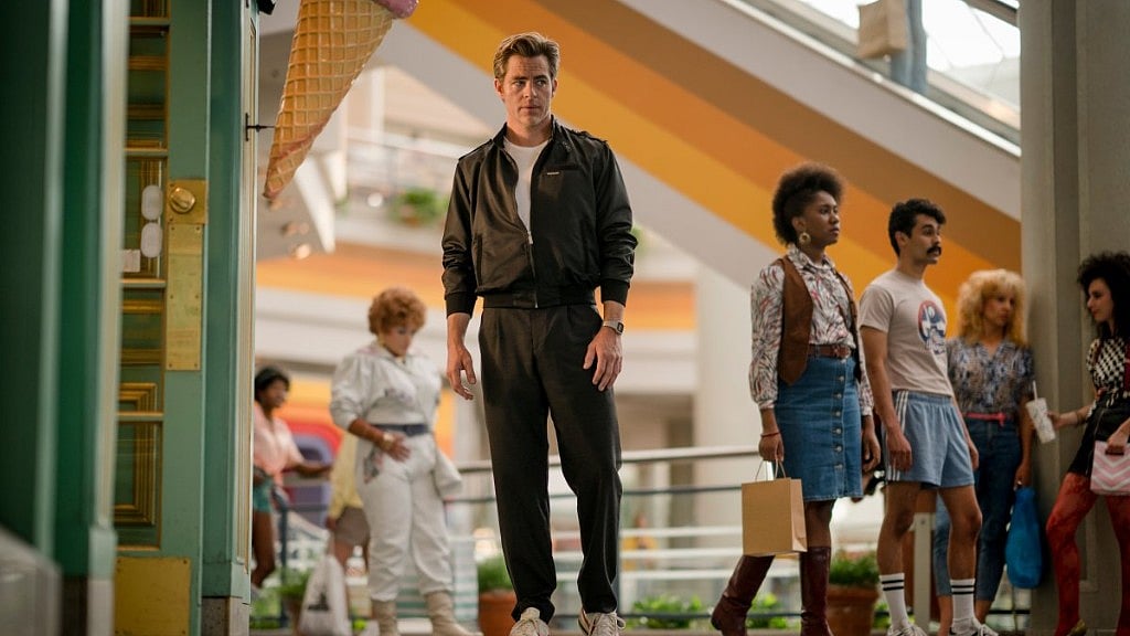 Chris Pine in <i>Wonder Woman 1984</i>.