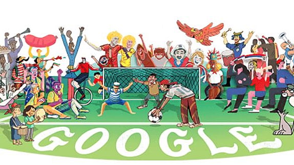 Google’s World Cup doodle.