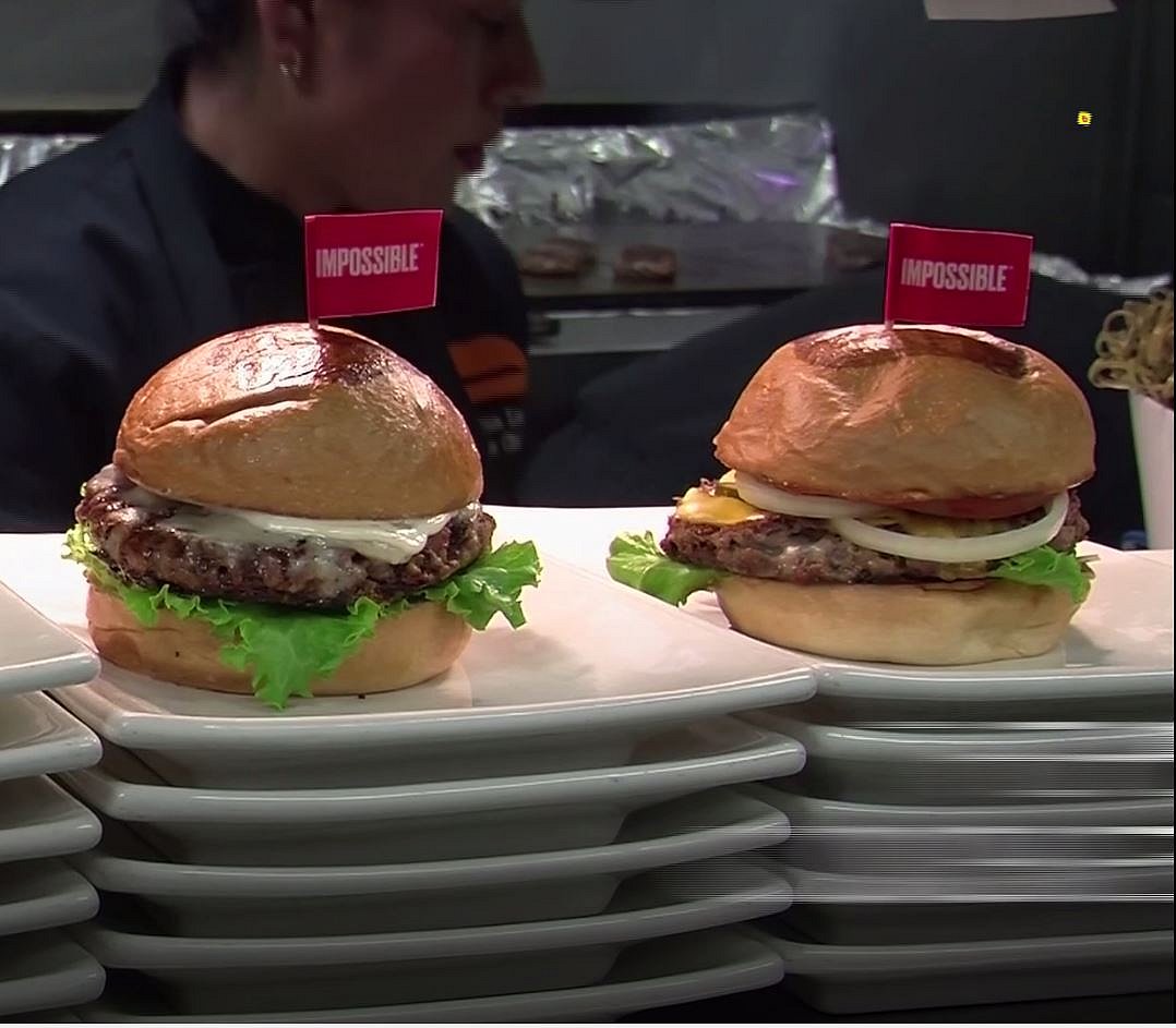 The beef burger without beef