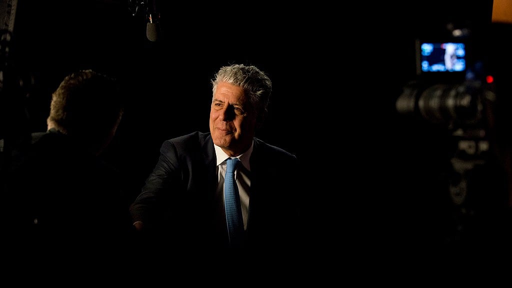 America’s rugged bad-boy chef, Anthony Bourdain.