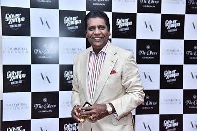 Vijay Amritraj at the celebratory dinner of VA Reserve Wine Collection