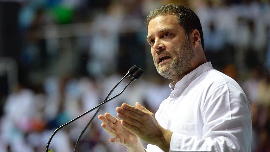 Congress President Rahul Gandhi at OBC Convention on Monday, 11 June. 