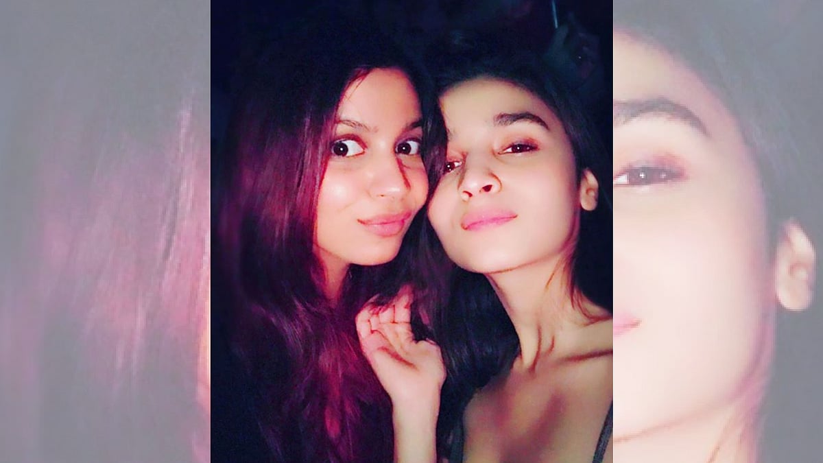 Shaheen with Alia Bhatt.&nbsp;