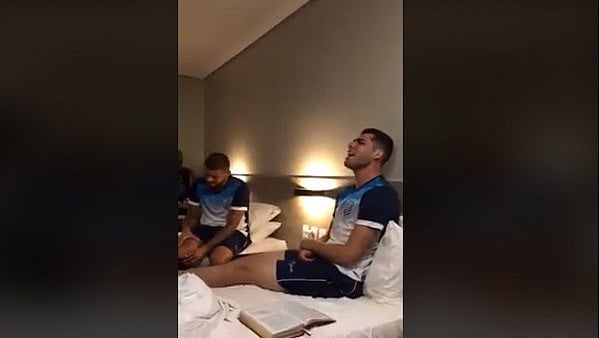 (Photo Courtesy: <a href="https://www.boomlive.in/no-this-is-not-the-croatian-football-team-praying-during-the-world-cup/">Boomlive</a>)