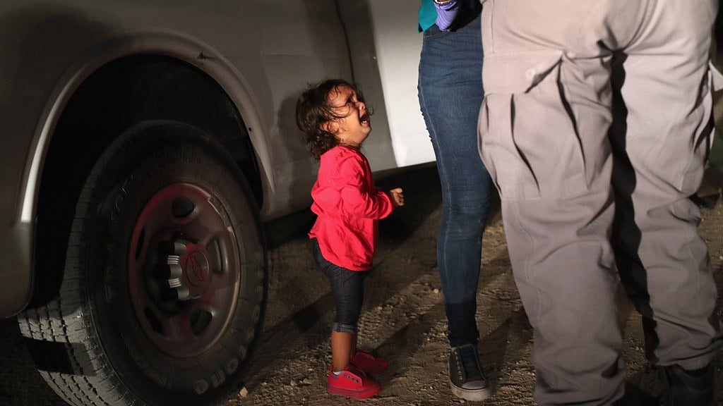 The little girl became the iconic image of the media coverage about Trump’s immigration policy. 