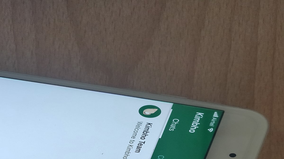 Kimbho app made its way to the Apple app store on Thursday. 