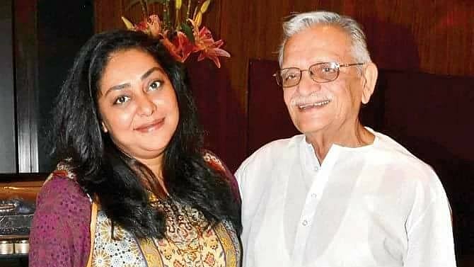 Meghna with Gulzar.&nbsp;