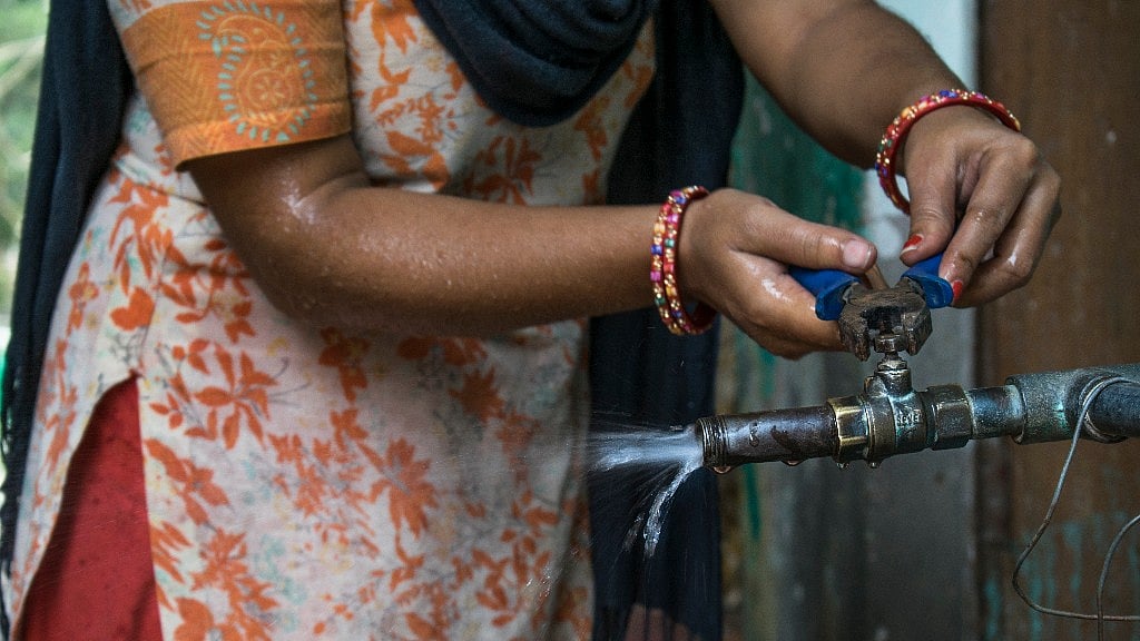 Residents claim that they get water supply in their pipelines just once in two month.