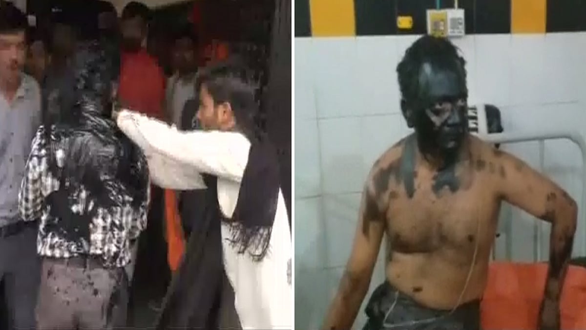 Professor Girin Baxi was attacked by members of the RSS student wing, ABVP, and paraded through the college campus.