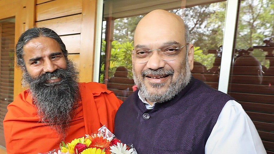 Amit Shah meets Ramdev