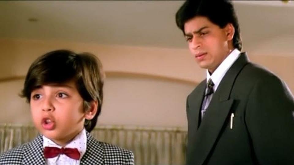 Arhhan Singh with Shah Rukh Khan in <i>English Babu Desi Mem.</i>