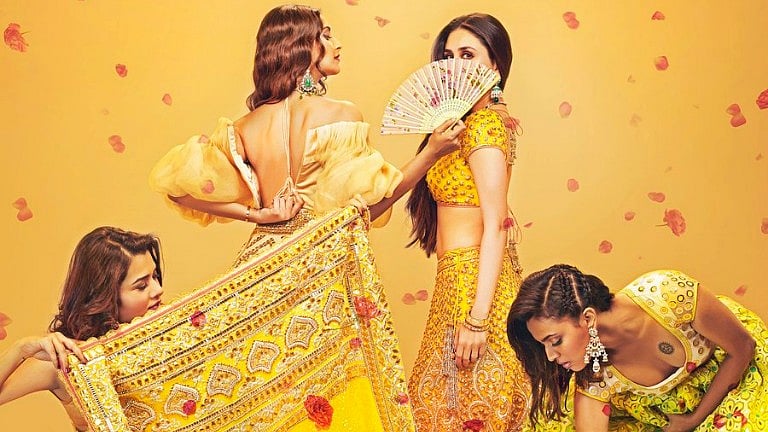 A poster of <i>Veere Di Wedding</i>.