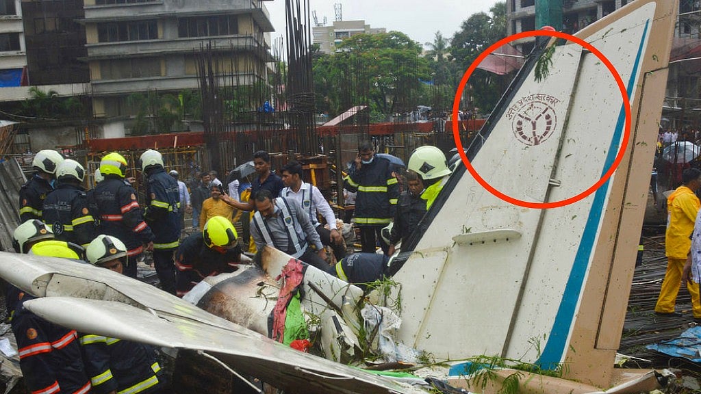 UY aviation had acquired the plane from Uttar Pradesh government in 2014, and the craft still had a “Uttar Pradesh Sarkar” logo on its tail fin.