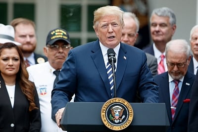 U.S. President Donald Trump. (Xinhua/Ting Shen/IANS)