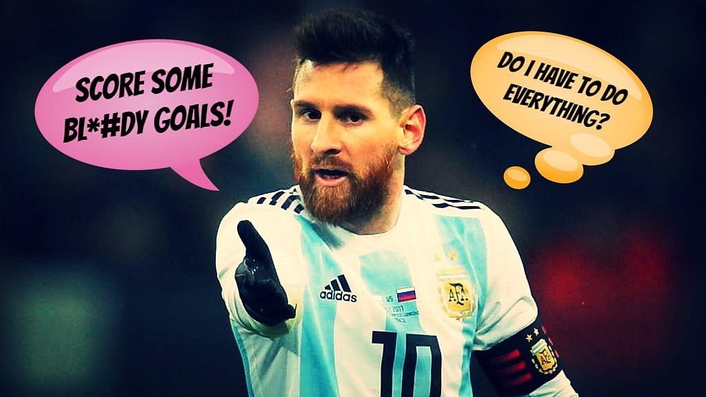 Argentina captain Lionel Messi