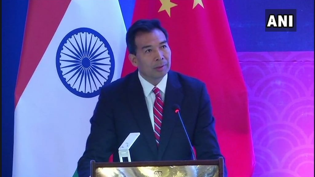 Chinese Ambassador to India, Luo Zhaohui, addressed audiences at a seminar on 18 June. 