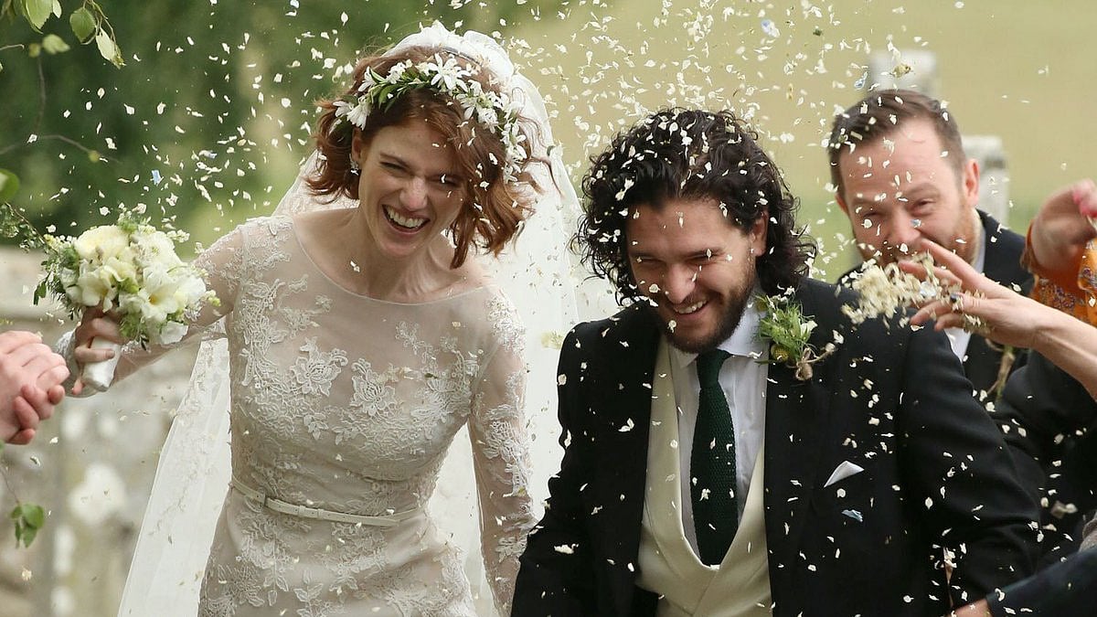 Kit Harrington married his ‘Game of Thrones’ co-star Rose Leslie in Scotland 