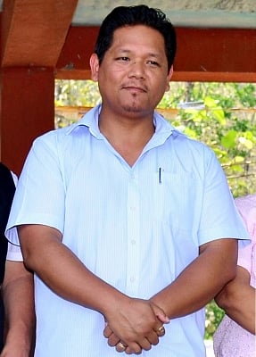 Conrad K. Sangma. (File Photo: IANS)