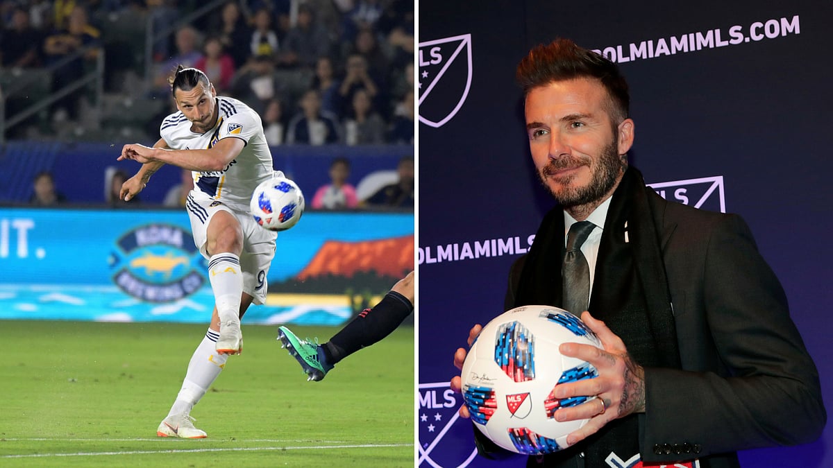 The ex-Sweden captain  bet his nation would win their quarterfinal clash against England - and David Beckham took up the challenge for the Three Lions