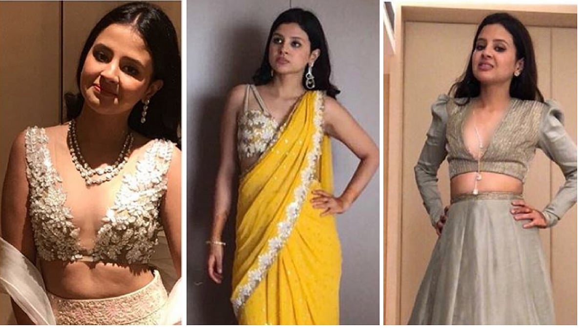 Sakshi Singh Dhoni slayed the bridesmaid look at Poorna Patel’s wedding in Mumbai. 