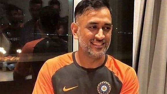 MS Dhoni celebrates his 37th birthday with his family and teammates.