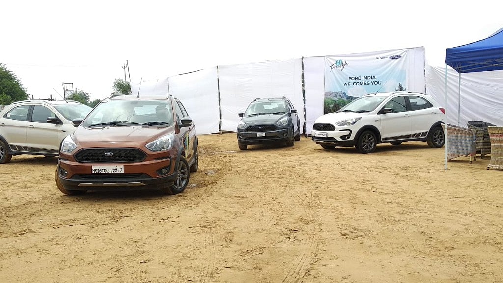The Ford Freestyle has some features such as hill-assist and active roll-over protection which help it in rough terrain.