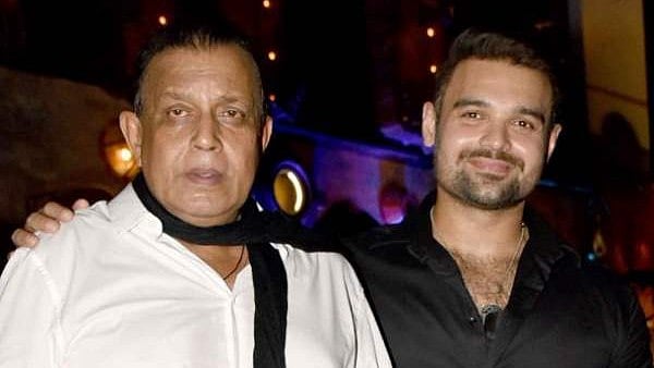 Mithun Chakraborty with his son Mahaakshay.