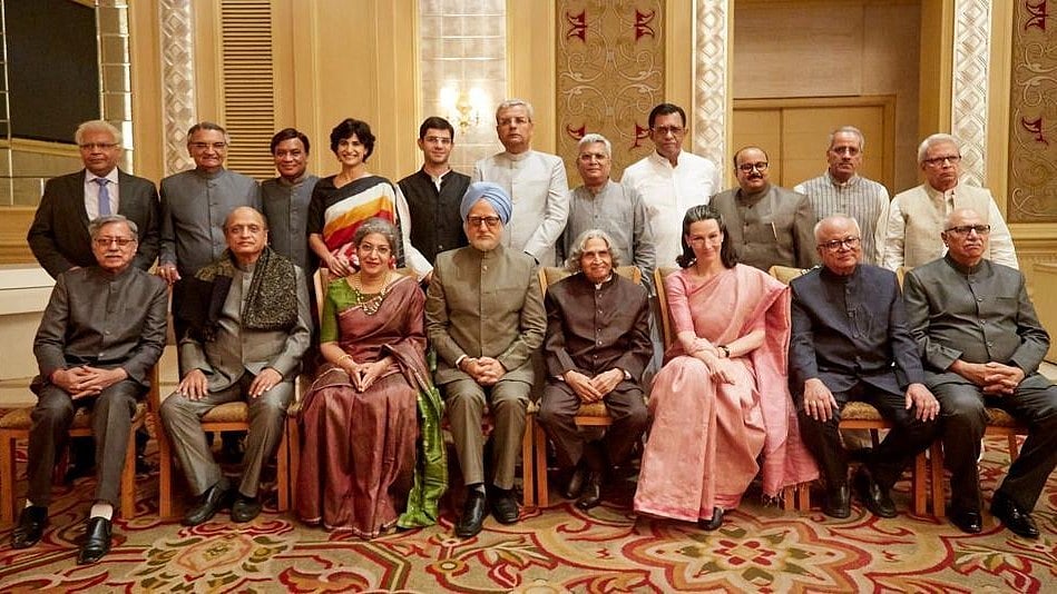 <i>The Accidental Prime Minister</i> cast.